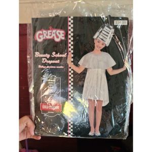 Grease Beauty School drop out Halloween Costume sz child standard up to 10 years